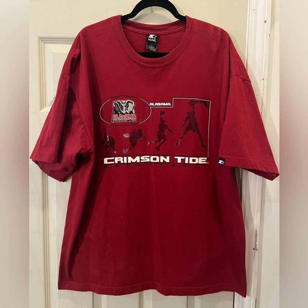 Alabama Crimson Tide Basketball TShirt Starter Alabama Crimson Tide Basketball TShirt Starter